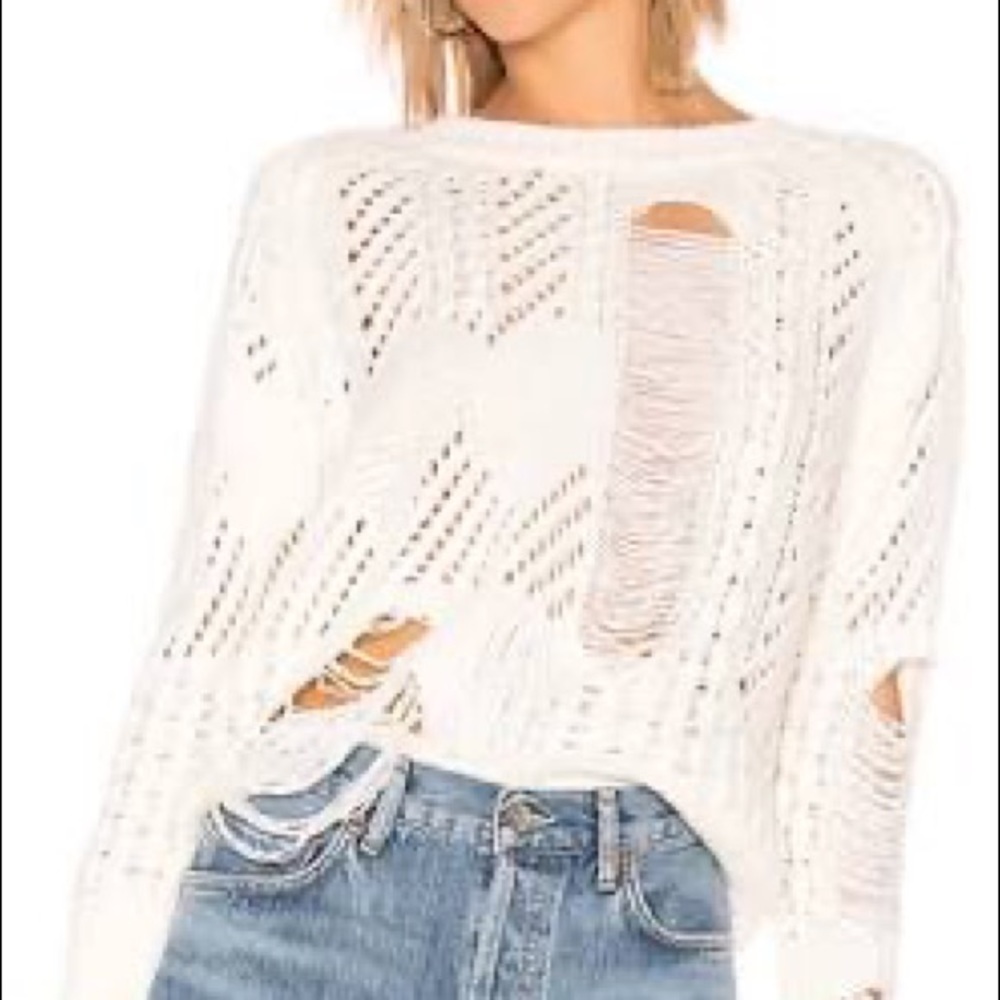 Superdown Distressed Sweater